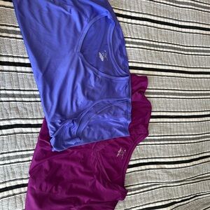 DRY tek set of TWO workout shirts in perfect condition